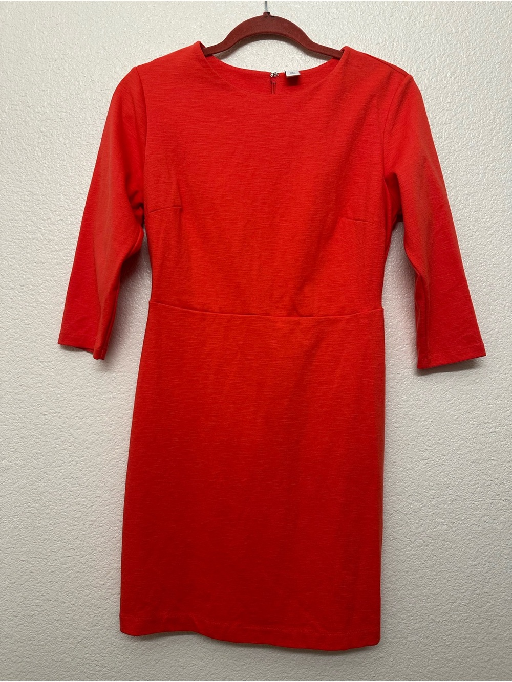 Old Navy Red Midi Sheath Dress